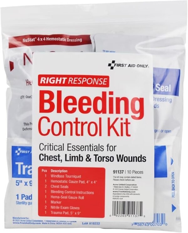 First Aid Critical Essentials Bleeding Control - Image 2