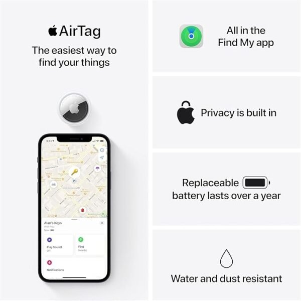 Apple AirTag 4 Pack - Image 3