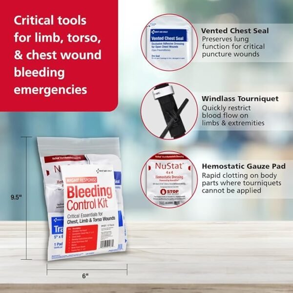 First Aid Critical Essentials Bleeding Control - Image 3