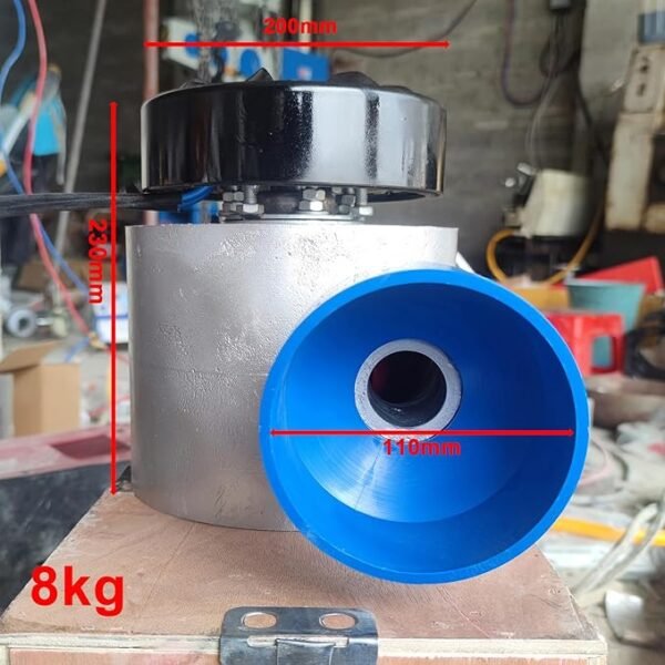 3000W Micro Hydroelectric Generator 220V Water Turbine High Power Hydroelectric Generator with Ballast and 110mm Inlet Fitting, 3500RPM Permanent Magnet Generator for Home, Outdoor,3kw,220V - Image 2
