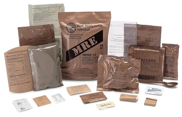 U.S. Meals Ready to Eat (Variety Pack of 12) – Nutritional Emergency Food Rations - Freeze Dried Food w/Flameless Heater, Entree, Dessert, & More - MRE Kit for Emergency Survival, Hunting, & More - Image 4